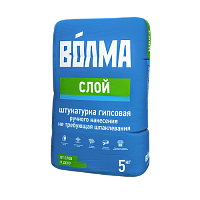 Волма-слой штукатурка гипсовая 5 кг (208) Волма-слой штукатурка гипсовая 5 кг (208)
